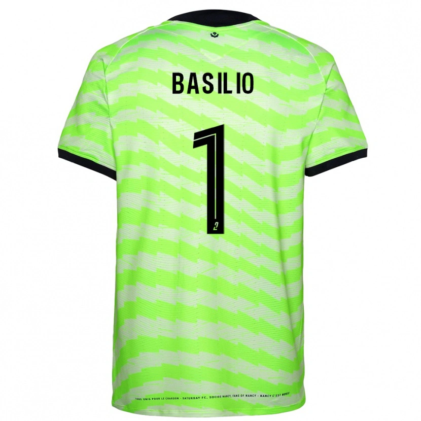 Danxen Mujer Camiseta Enzo Basilio #1 Verde Neón Portero Equipación 2025/26 La Camisa México