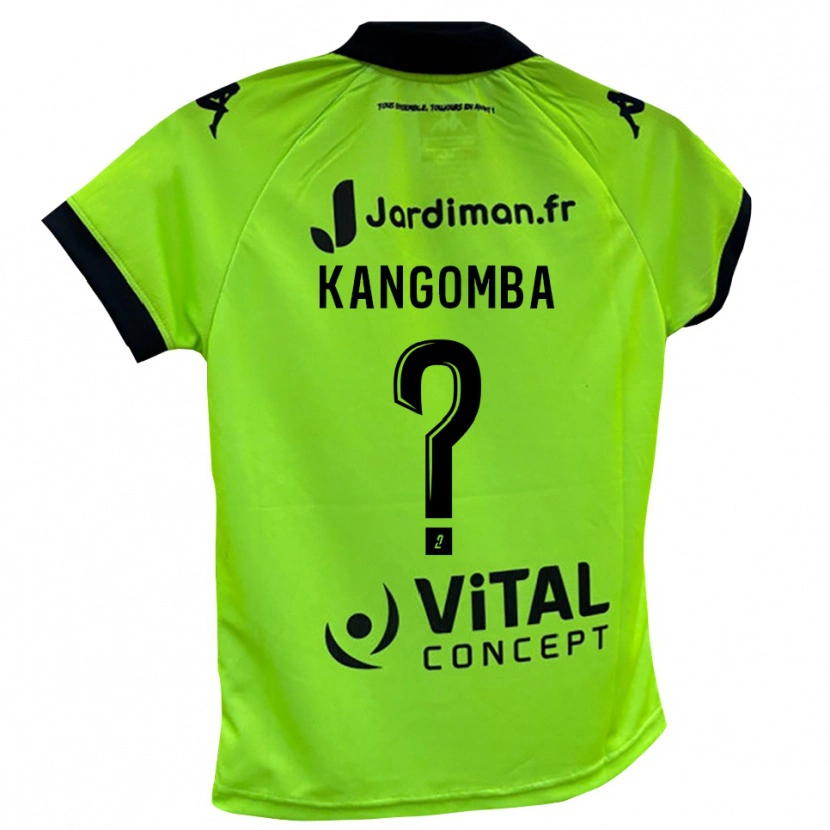 Danxen Mujer Camiseta Kayne Kangomba #0 Verde Neón Portero Equipación 2025/26 La Camisa México