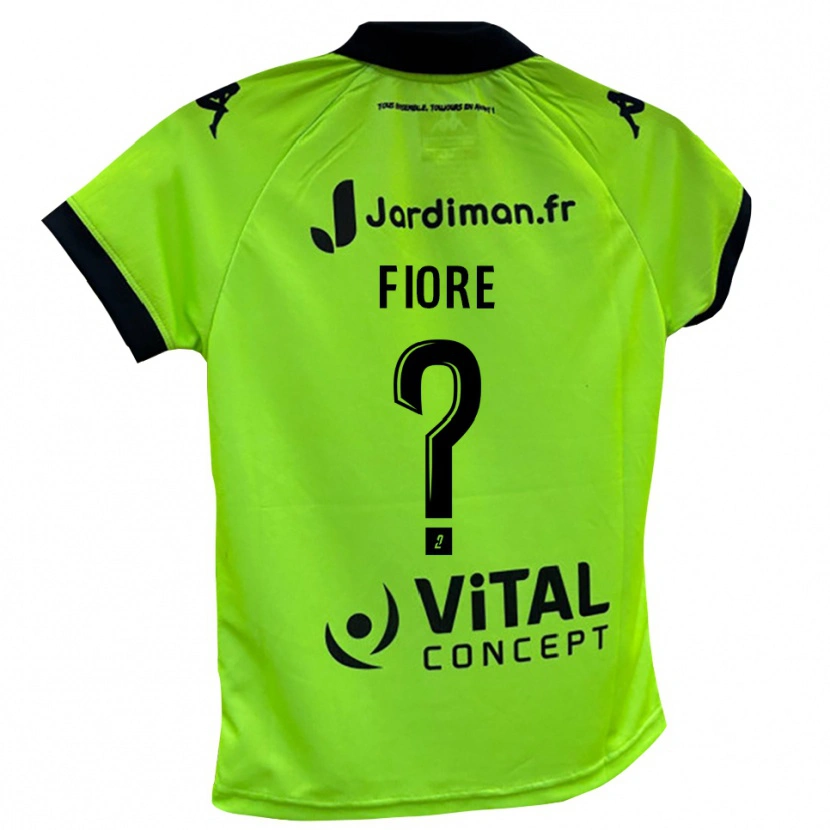 Danxen Mujer Camiseta Kévin Fiore #0 Verde Neón Portero Equipación 2025/26 La Camisa México