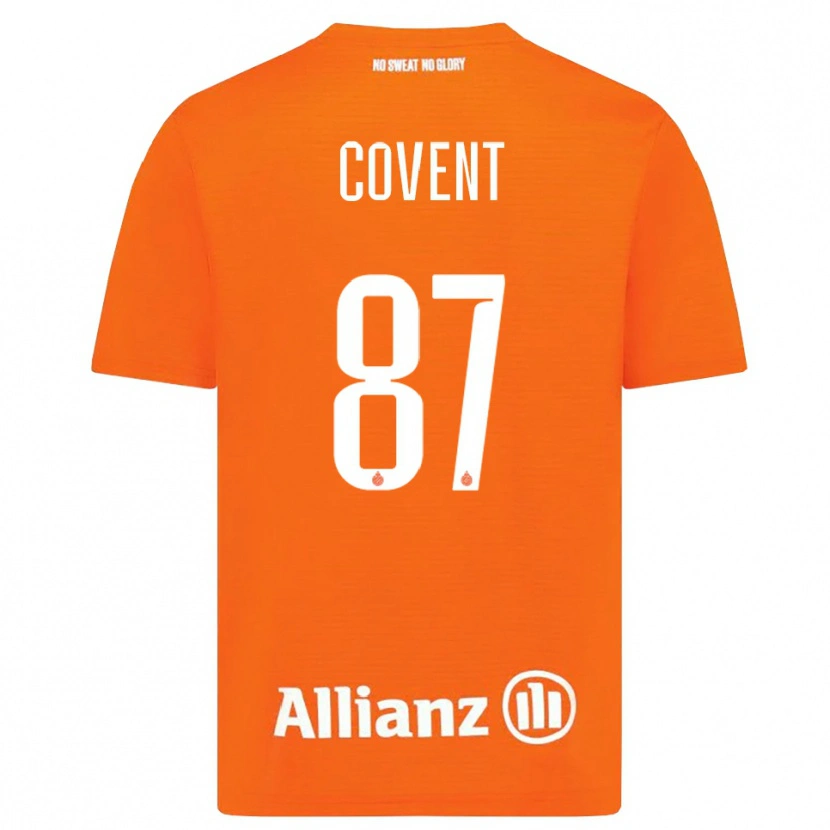 Danxen Mujer Camiseta Jorijn Covent #87 Naranja Blanco Portero Equipación 2025/26 La Camisa México