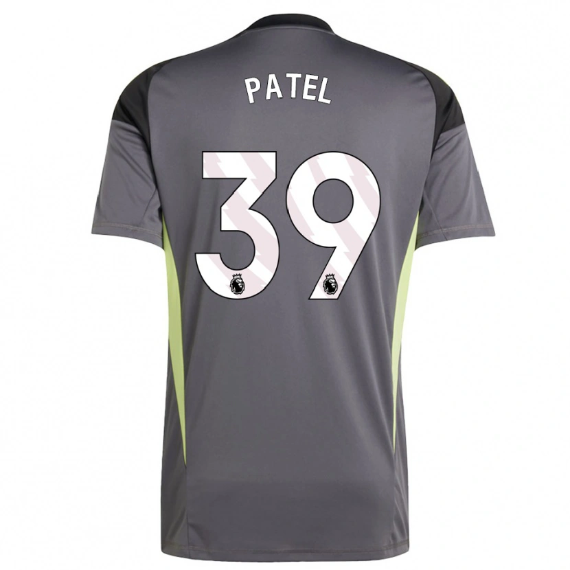 Danxen Mujer Camiseta Safia Middleton-Patel #39 Gris Oscuro Blanco Portero Equipación 2025/26 La Camisa México