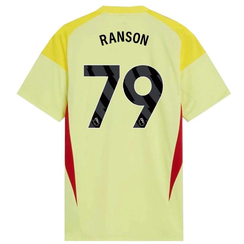 Danxen Mujer Camiseta Khari Ranson #79 Amarillo Rojo Negro Portero Equipación 2025/26 La Camisa México