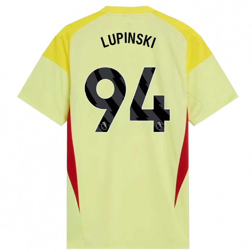 Danxen Mujer Camiseta Remi Lupinski #94 Amarillo Rojo Negro Portero Equipación 2025/26 La Camisa México