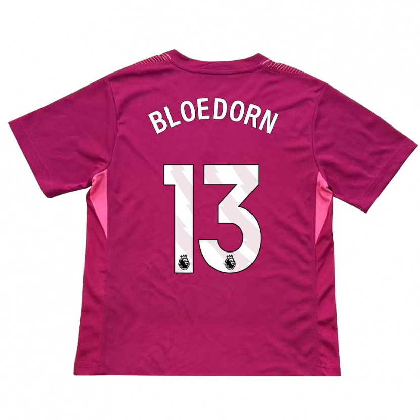 Danxen Mujer Camiseta Carey Bloedorn #13 Rosa Blanco Portero Equipación 2025/26 La Camisa México