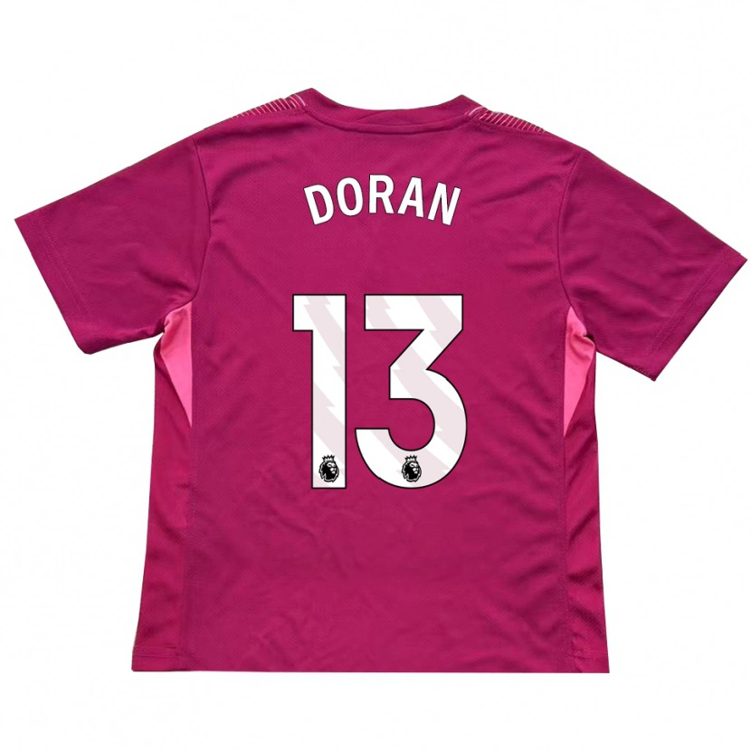 Danxen Mujer Camiseta Farren Doran #13 Rosa Blanco Portero Equipación 2025/26 La Camisa México