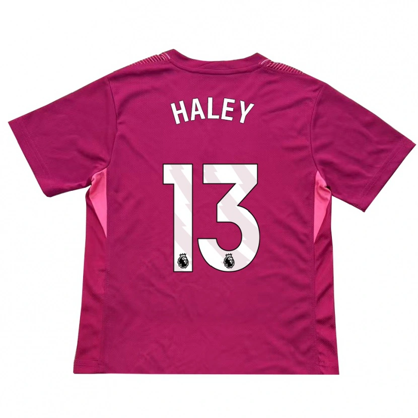 Danxen Mujer Camiseta Micah Haley #13 Rosa Blanco Portero Equipación 2025/26 La Camisa México