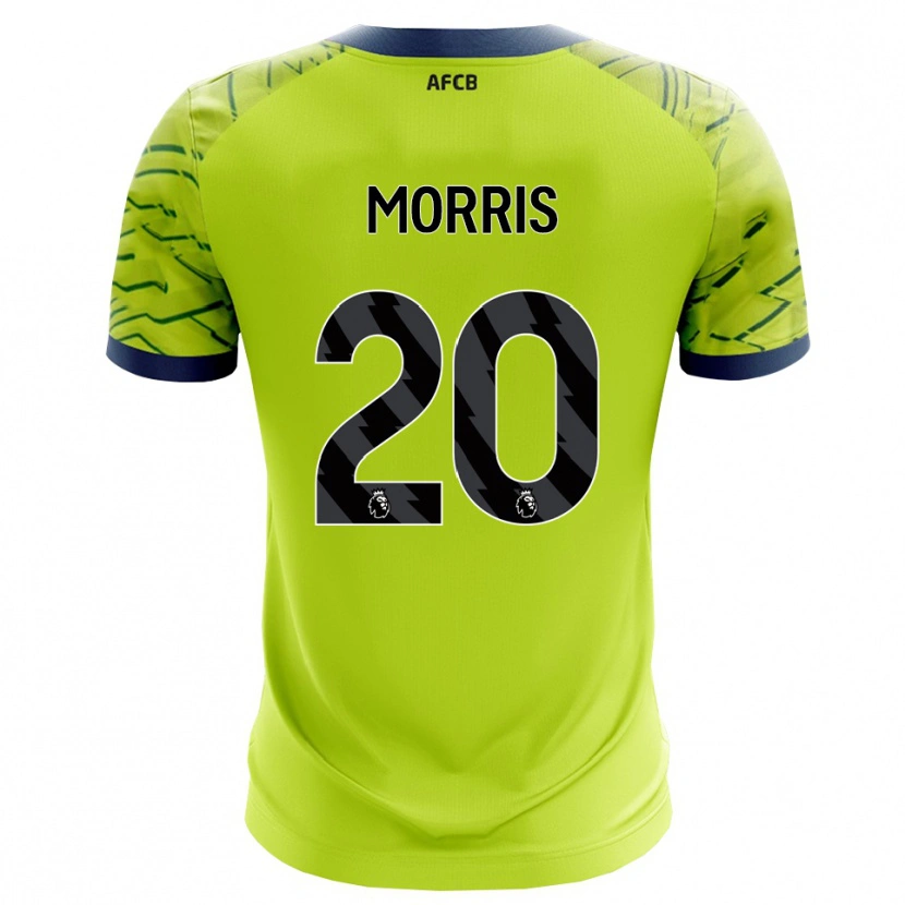 Danxen Mujer Camiseta Caitlin Morris #20 Verde Amarillo Portero Equipación 2025/26 La Camisa México