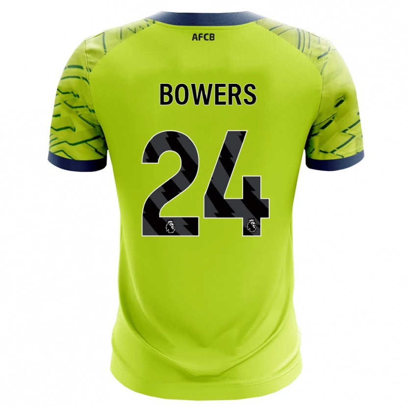 Danxen Mujer Camiseta Kelci Bowers #24 Verde Amarillo Portero Equipación 2025/26 La Camisa México