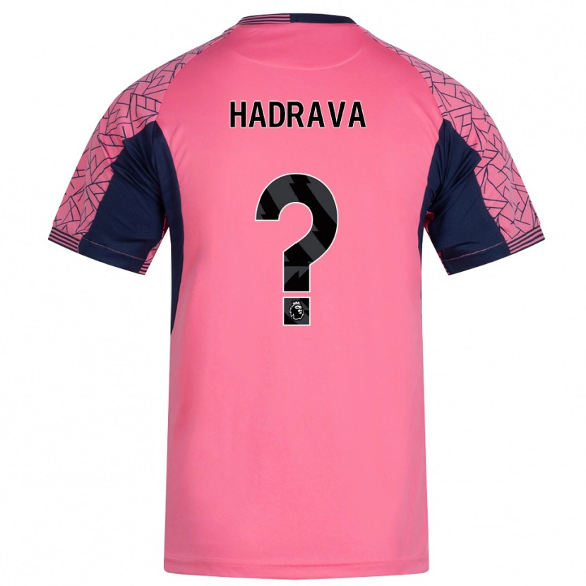 Danxen Mujer Camiseta Lily Hadrava #0 Rosa Negro Portero Equipación 2025/26 La Camisa México