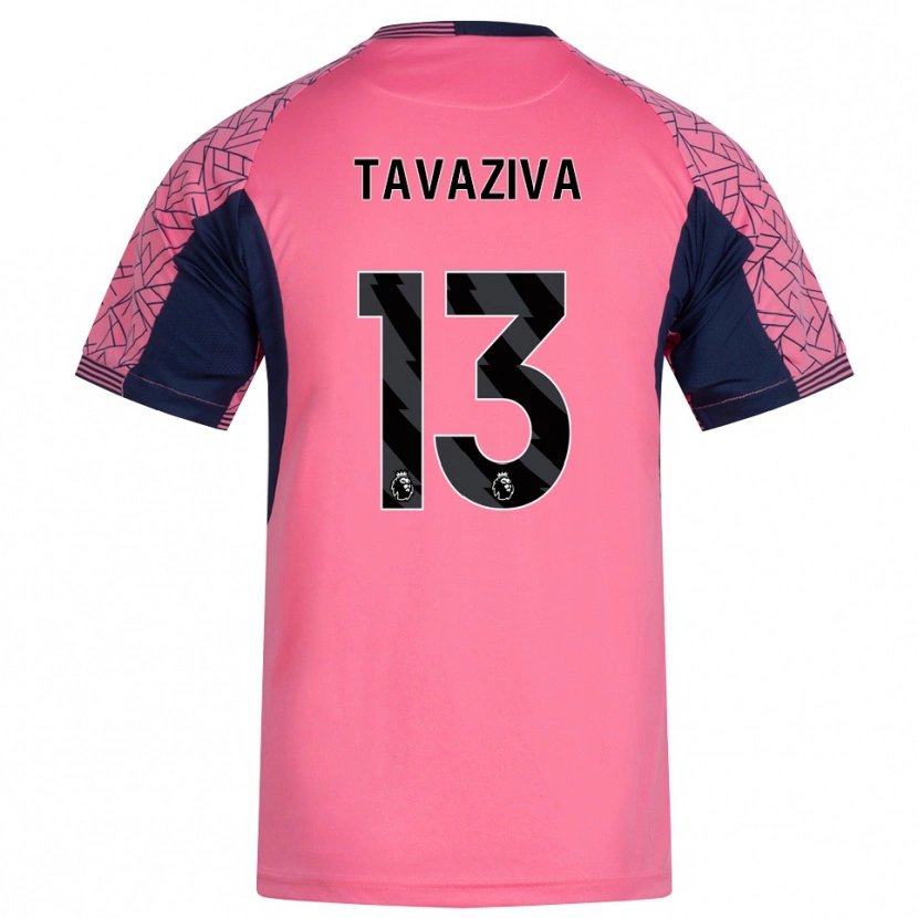 Danxen Mujer Camiseta Marley Tavaziva #13 Rosa Negro Portero Equipación 2025/26 La Camisa México