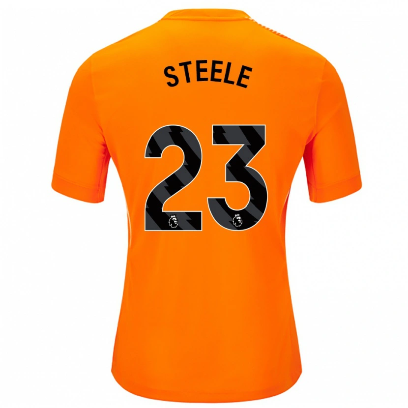 Danxen Mujer Camiseta Jason Steele #23 Naranja Negro Portero Equipación 2025/26 La Camisa México