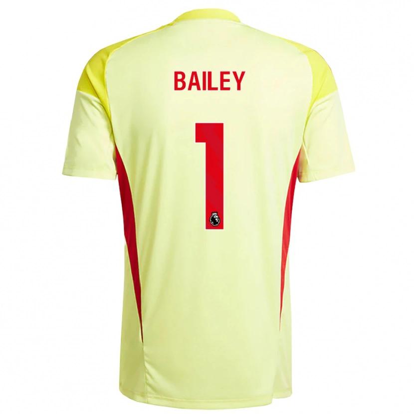 Danxen Mujer Camiseta Joe Bailey #1 Amarillo Naranja Claro Portero Equipación 2025/26 La Camisa México