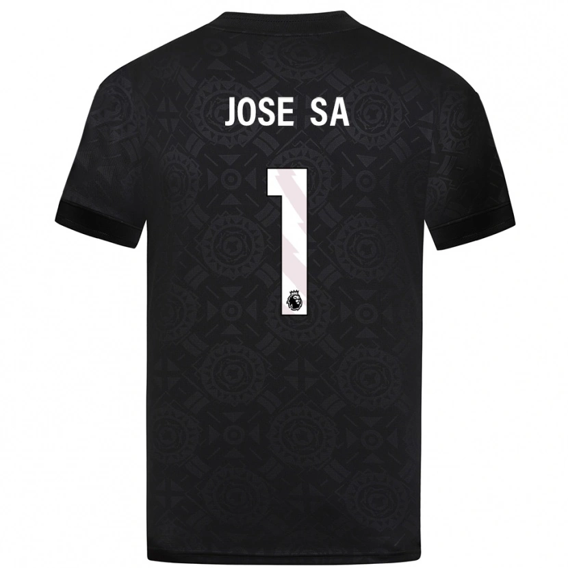 Danxen Mujer Camiseta José Sá #1 Blanco Negro Portero Equipación 2025/26 La Camisa México