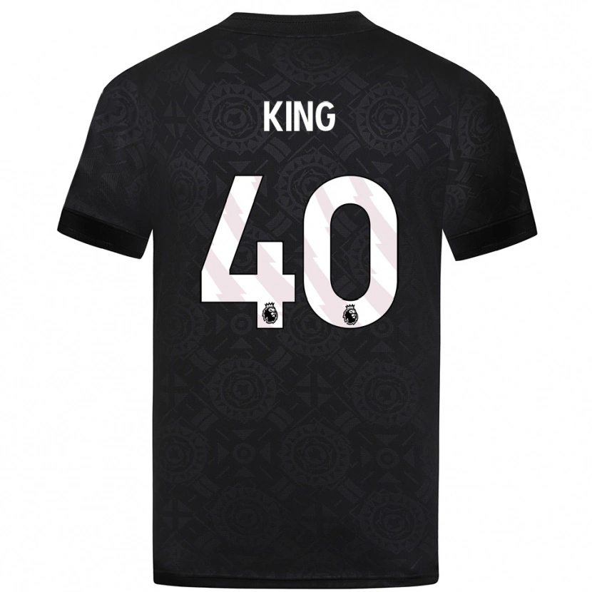 Danxen Mujer Camiseta Tom King #40 Blanco Negro Portero Equipación 2025/26 La Camisa México