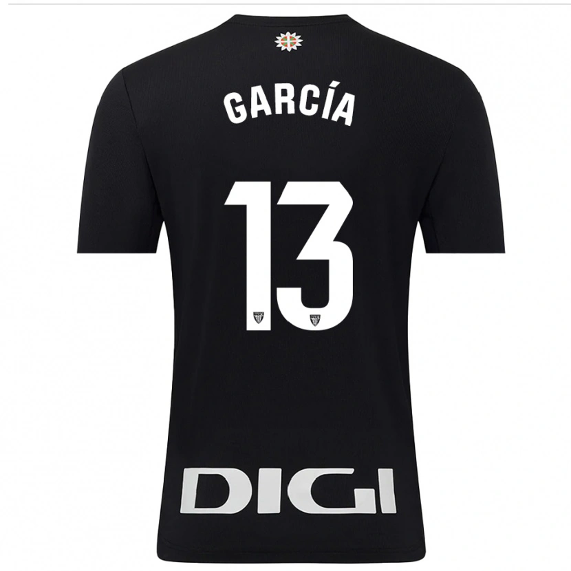 Danxen Mujer Camiseta Simón García #13 Negro Blanco Portero Equipación 2025/26 La Camisa México