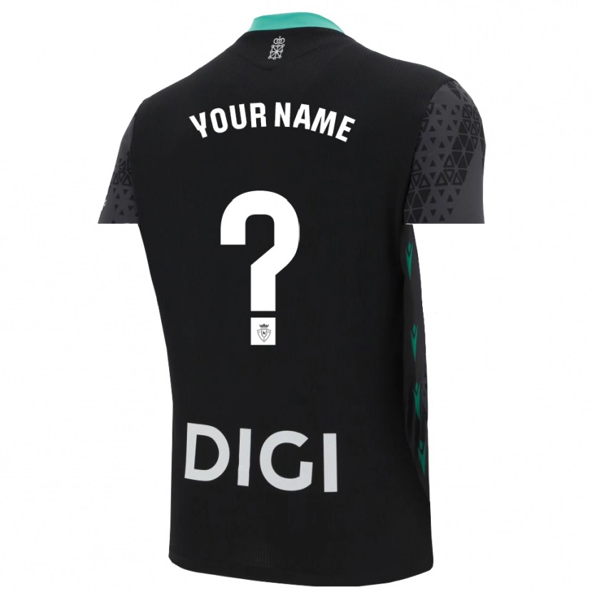 Danxen Mujer Camiseta CA Osasuna Gris Oscuro Negro Portero Equipación 2025/26 La Camisa México