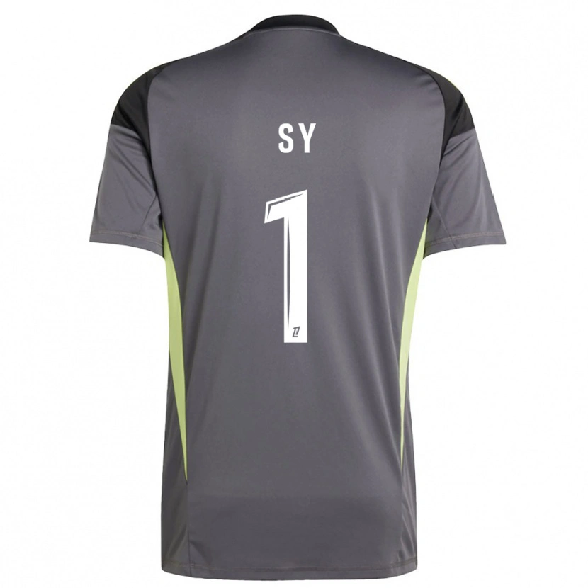 Danxen Mujer Camiseta Seydou Sy #1 Gris Oscuro Verde Portero Equipación 2025/26 La Camisa México