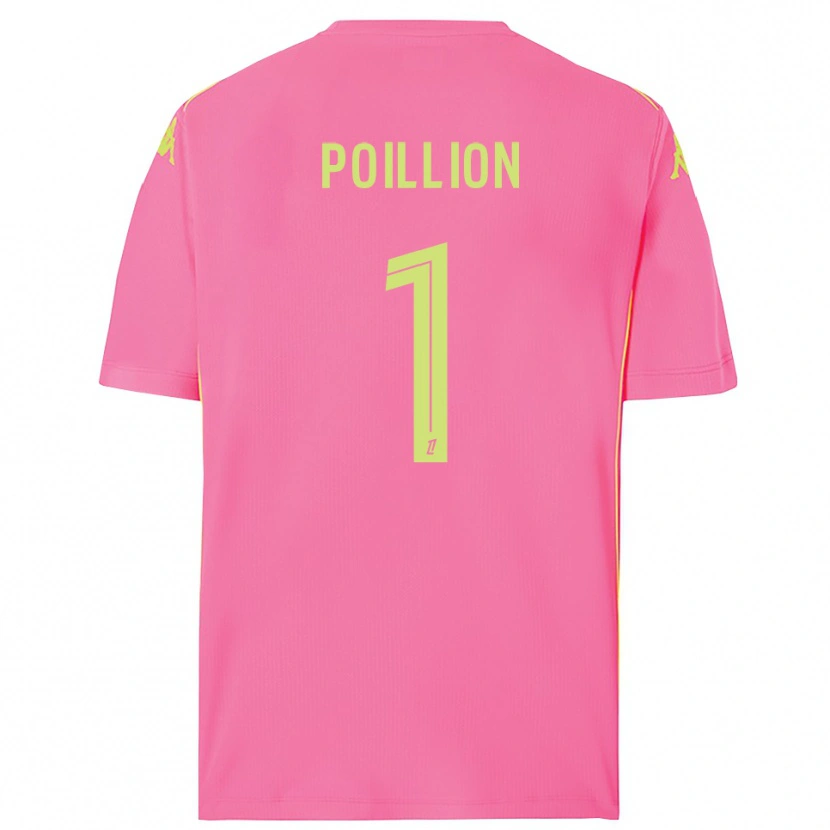 Danxen Mujer Camiseta Noé Poillion #1 Rosa Caliente Portero Equipación 2025/26 La Camisa México