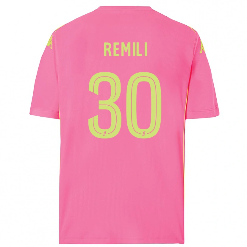 Danxen Mujer Camiseta Célia Remili #30 Rosa Caliente Portero Equipación 2025/26 La Camisa México