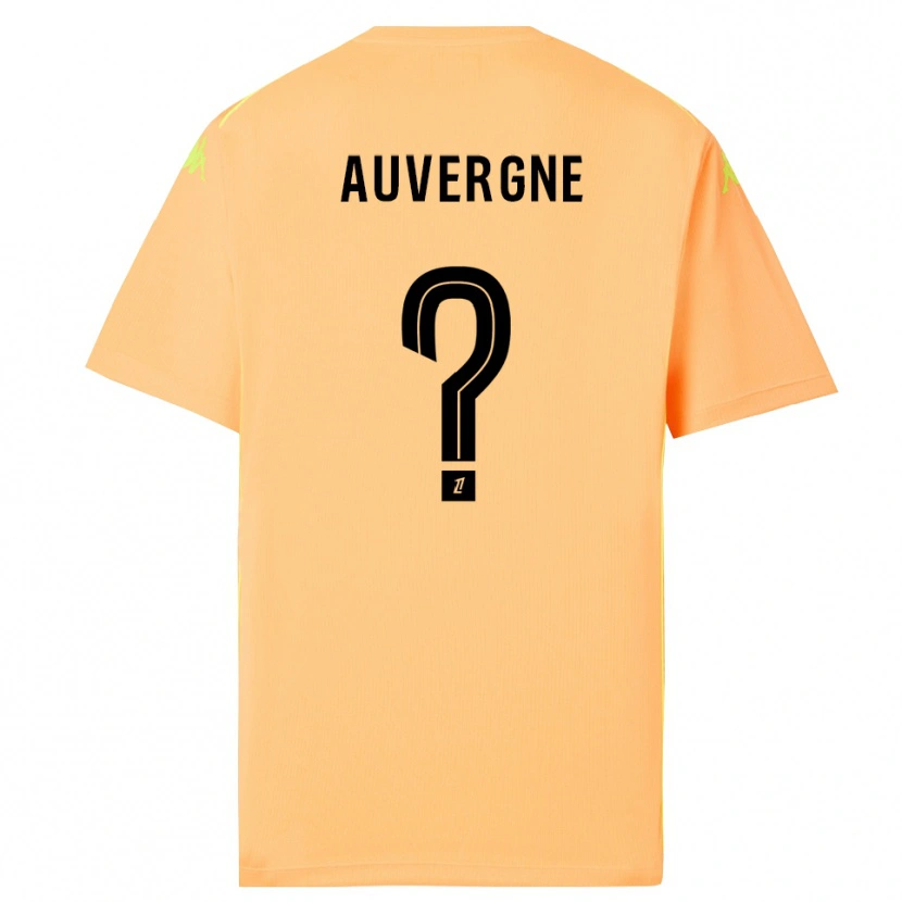 Danxen Mujer Camiseta Dorian Auvergne #0 Naranja Oscuro Negro Portero Equipación 2025/26 La Camisa México