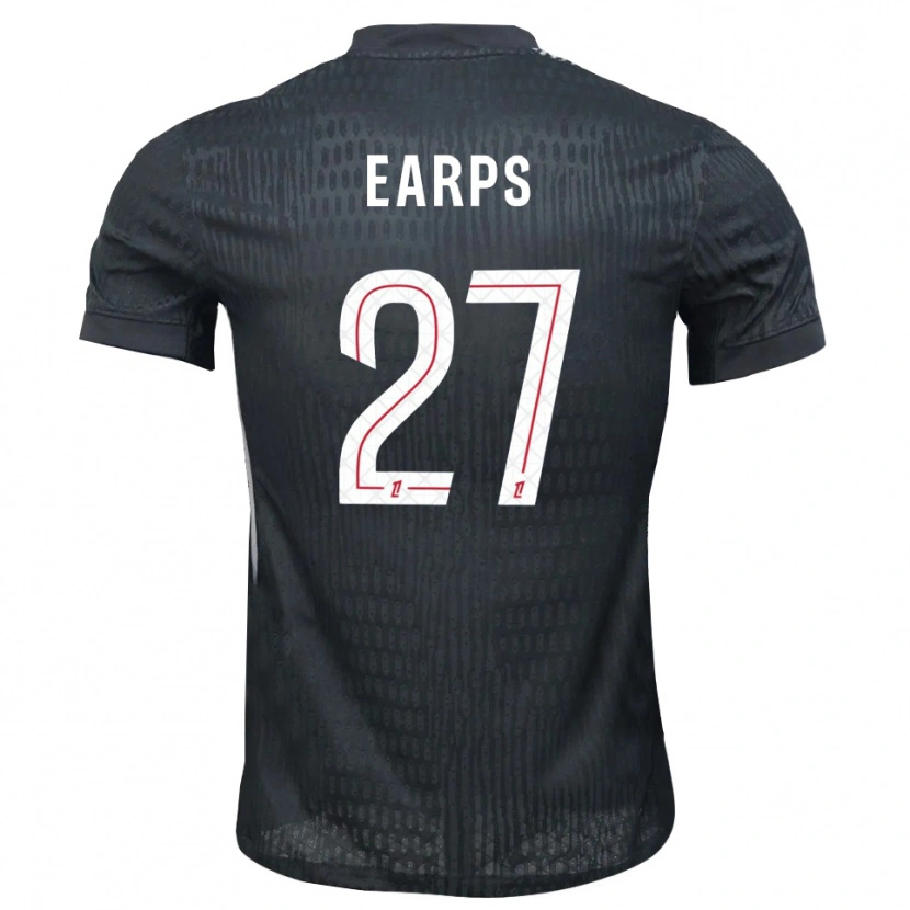 Danxen Mujer Camiseta Mary Earps #27 Gris Oscuro Negro Portero Equipación 2025/26 La Camisa México