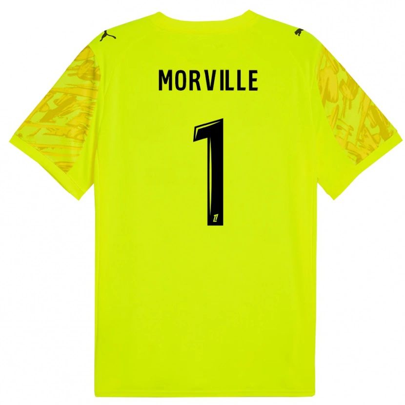 Danxen Mujer Camiseta Matisse Morville #1 Verde Fluorescente Amarillo Portero Equipación 2025/26 La Camisa México
