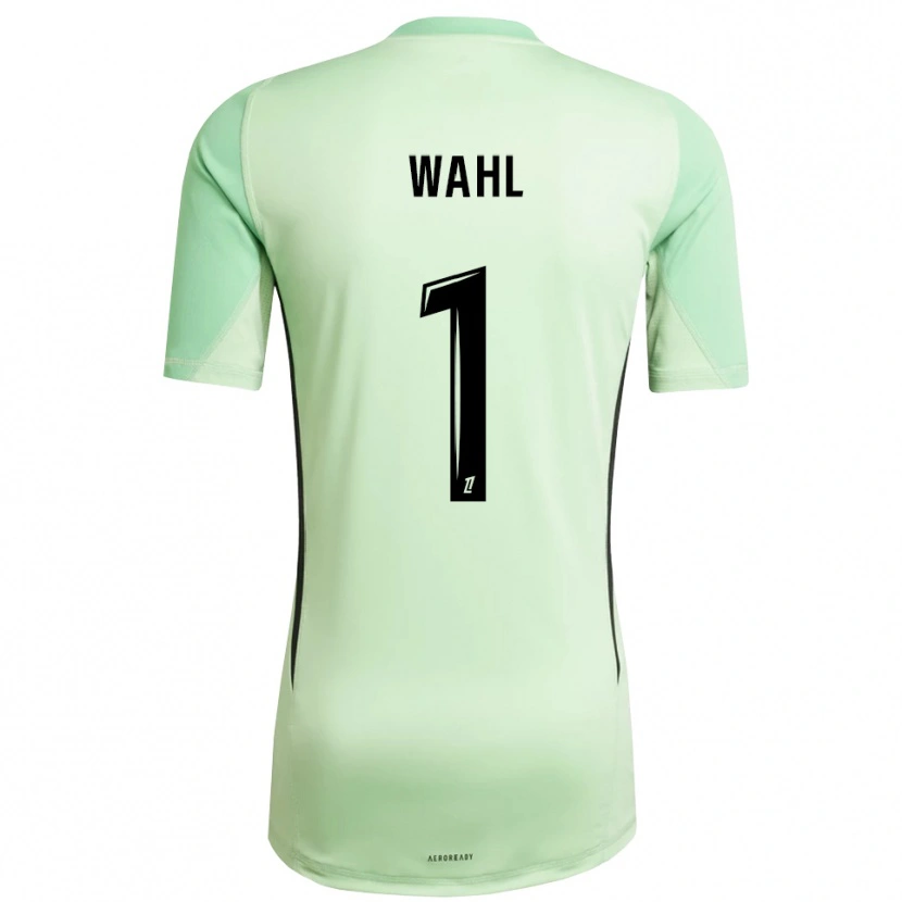 Danxen Mujer Camiseta Manon Wahl #1 Verde Claro Negro Portero Equipación 2025/26 La Camisa México