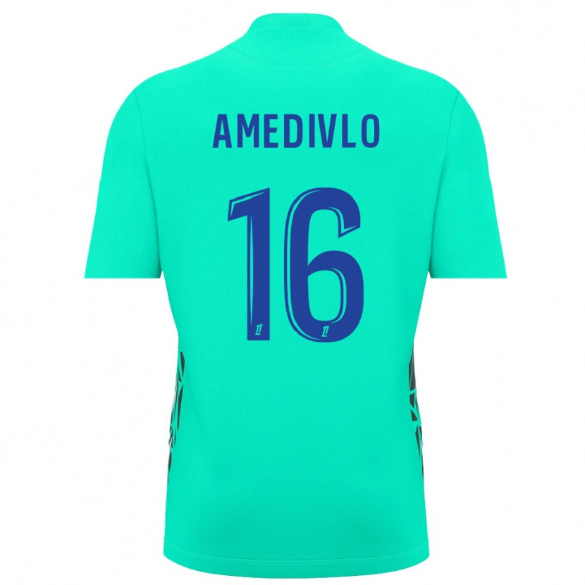 Danxen Mujer Camiseta Rayann Amedivlo #16 Azul Aguamarina Portero Equipación 2025/26 La Camisa México