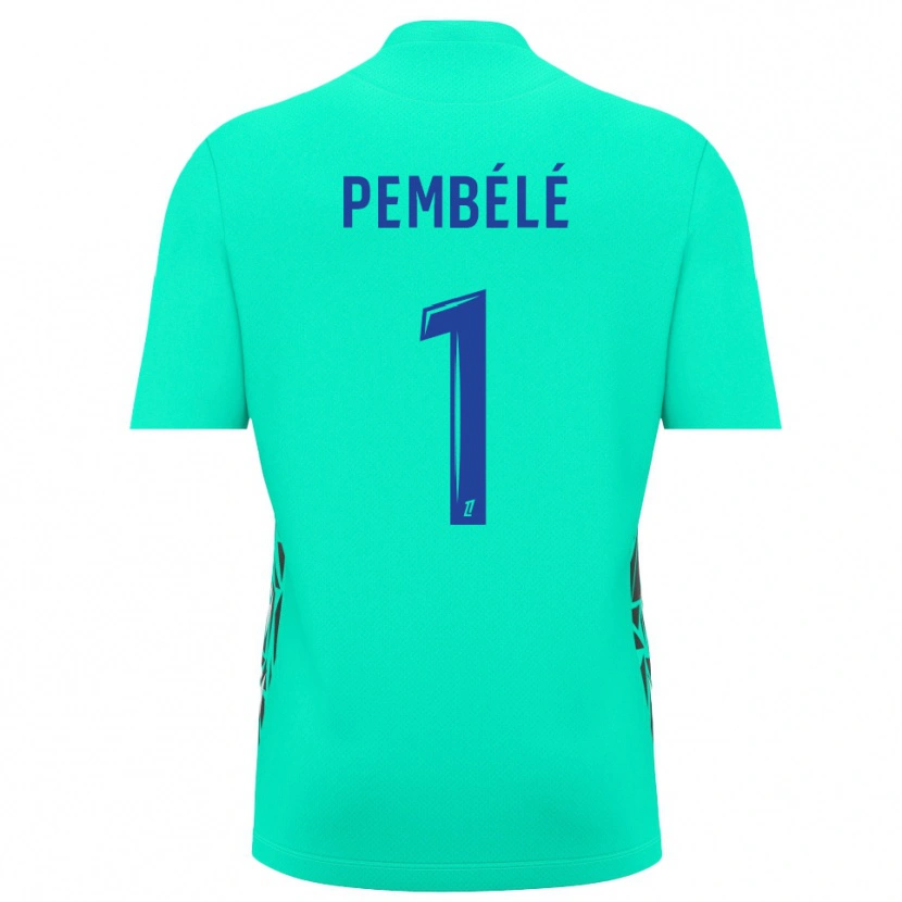 Danxen Mujer Camiseta Willange Pembélé #1 Azul Aguamarina Portero Equipación 2025/26 La Camisa México
