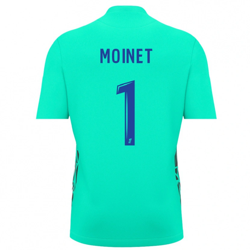 Danxen Mujer Camiseta Victor Moinet #1 Azul Aguamarina Portero Equipación 2025/26 La Camisa México