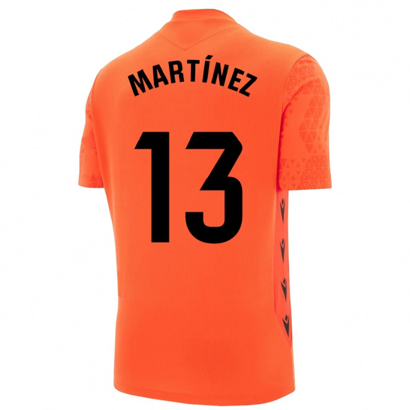 Danxen Mujer Camiseta Fernando Martínez #13 Naranja Negro Portero Equipación 2025/26 La Camisa México