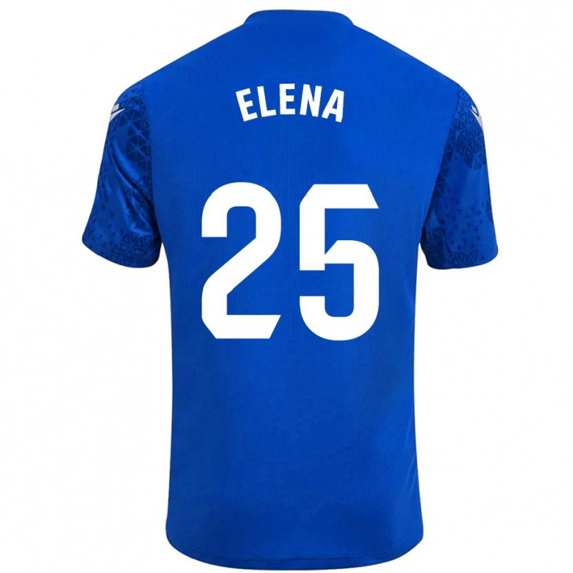 Danxen Mujer Camiseta Elena Gómez Labrador #25 Azul Blanco Portero Equipación 2025/26 La Camisa México
