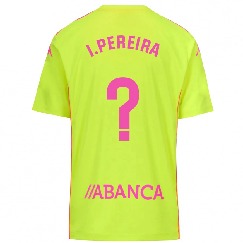 Danxen Mujer Camiseta Inês Pereira #0 Verde Amarillo Portero Equipación 2025/26 La Camisa México
