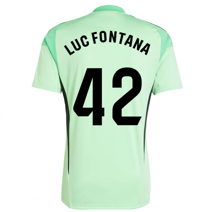 Danxen Mujer Camiseta Jean Luc Fontana #42 Naranja Oscuro Negro Portero Equipación 2025/26 La Camisa México
