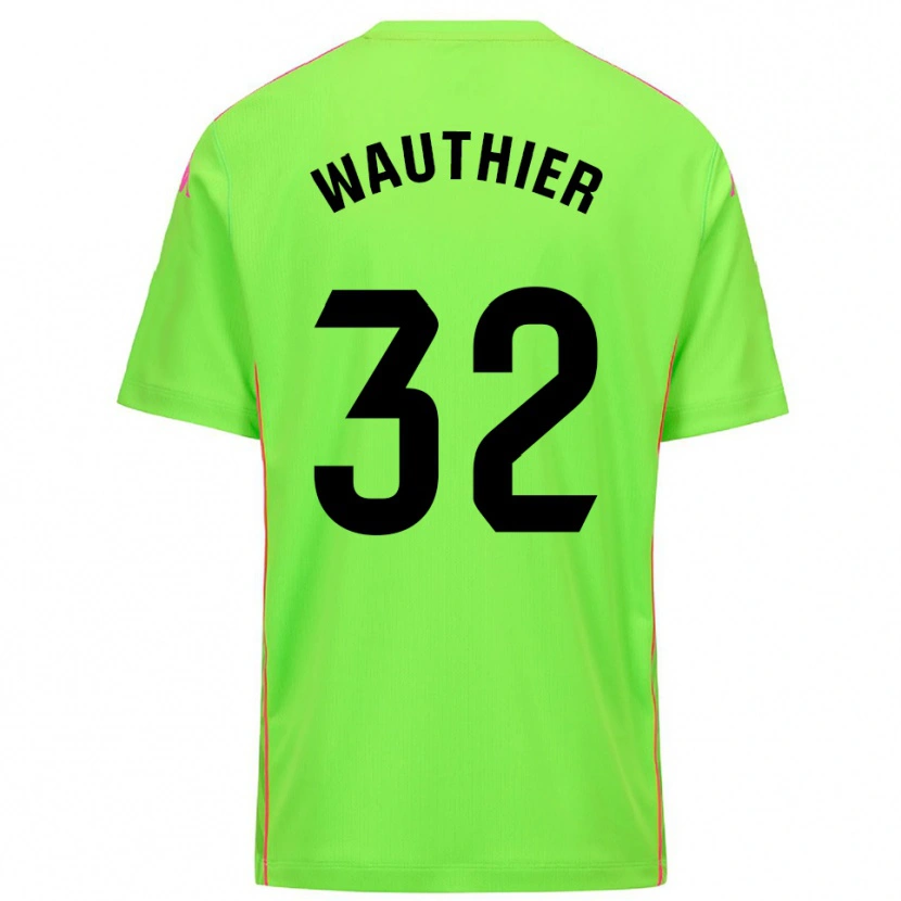 Danxen Mujer Camiseta Hugo Wauthier #32 Lirme Rosa Profundo Portero Equipación 2025/26 La Camisa México