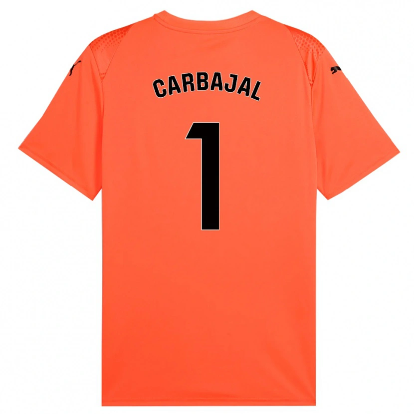 Danxen Mujer Camiseta Cristina Díaz Carbajal #1 Rojo Naranja Negro Portero Equipación 2025/26 La Camisa México