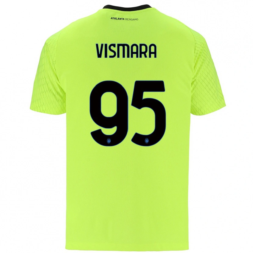 Danxen Mujer Camiseta Paolo Vismara #95 Verde Amarillo Rojo Portero Equipación 2025/26 La Camisa México