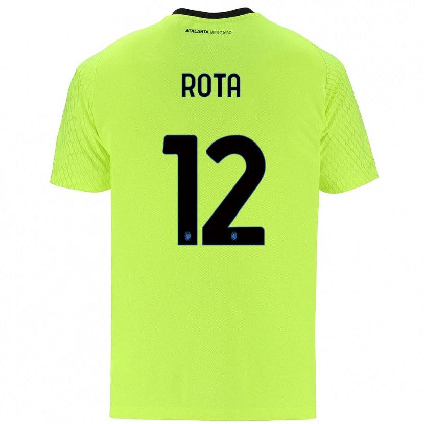 Danxen Mujer Camiseta Nicolò Rota #12 Verde Amarillo Rojo Portero Equipación 2025/26 La Camisa México
