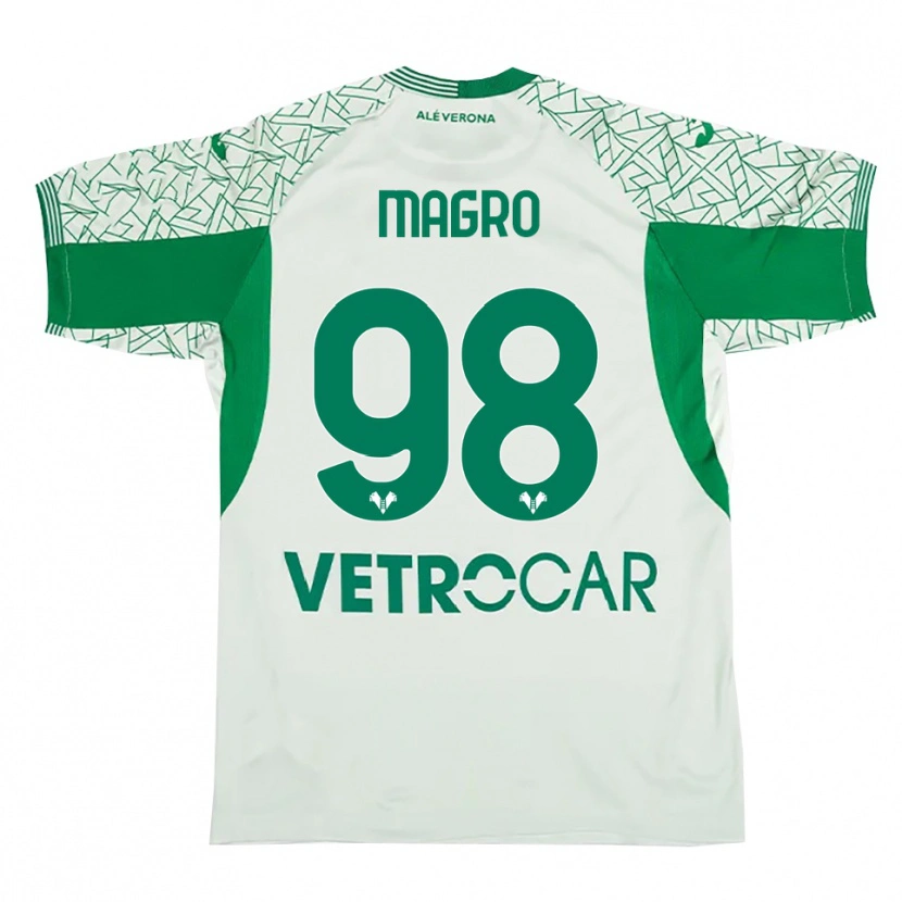 Danxen Mujer Camiseta Federico Magro #98 Verde Rojo Portero Equipación 2025/26 La Camisa México