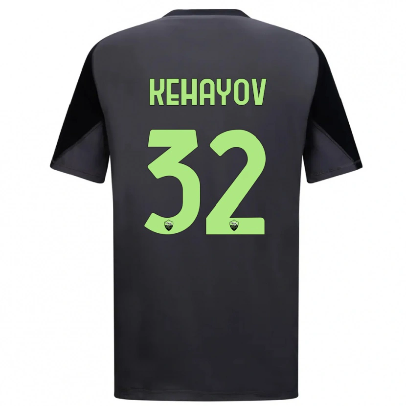 Danxen Mujer Camiseta Atanas Kehayov #32 Negro Verde Claro Portero Equipación 2025/26 La Camisa México
