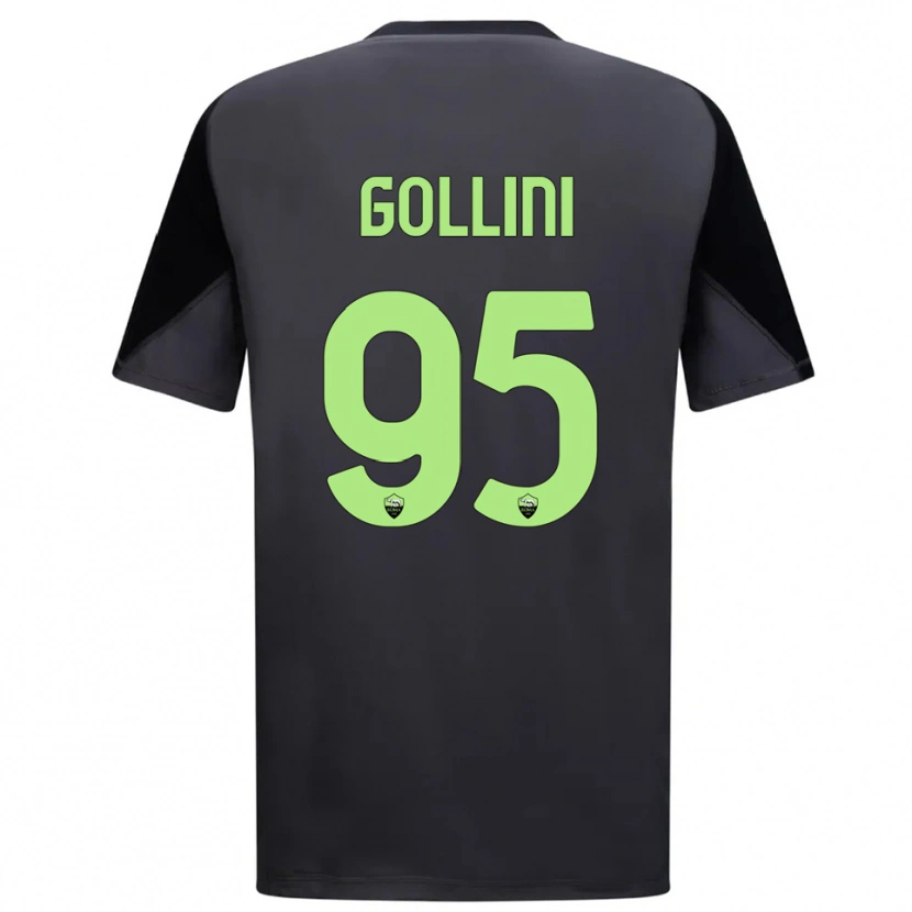 Danxen Mujer Camiseta Pierluigi Gollini #95 Negro Verde Claro Portero Equipación 2025/26 La Camisa México