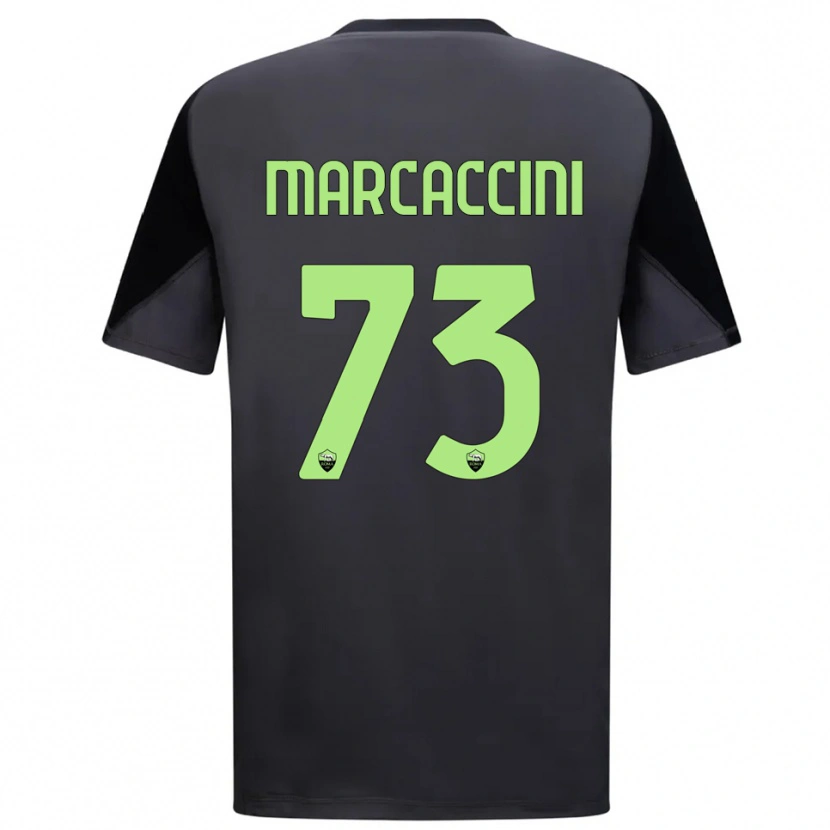 Danxen Mujer Camiseta Alessio Marcaccini #73 Negro Verde Claro Portero Equipación 2025/26 La Camisa México
