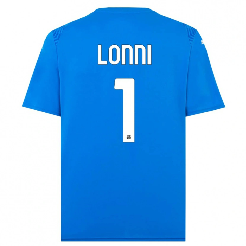 Danxen Mujer Camiseta Lia Lonni #1 Azul Blanco Portero Equipación 2025/26 La Camisa México