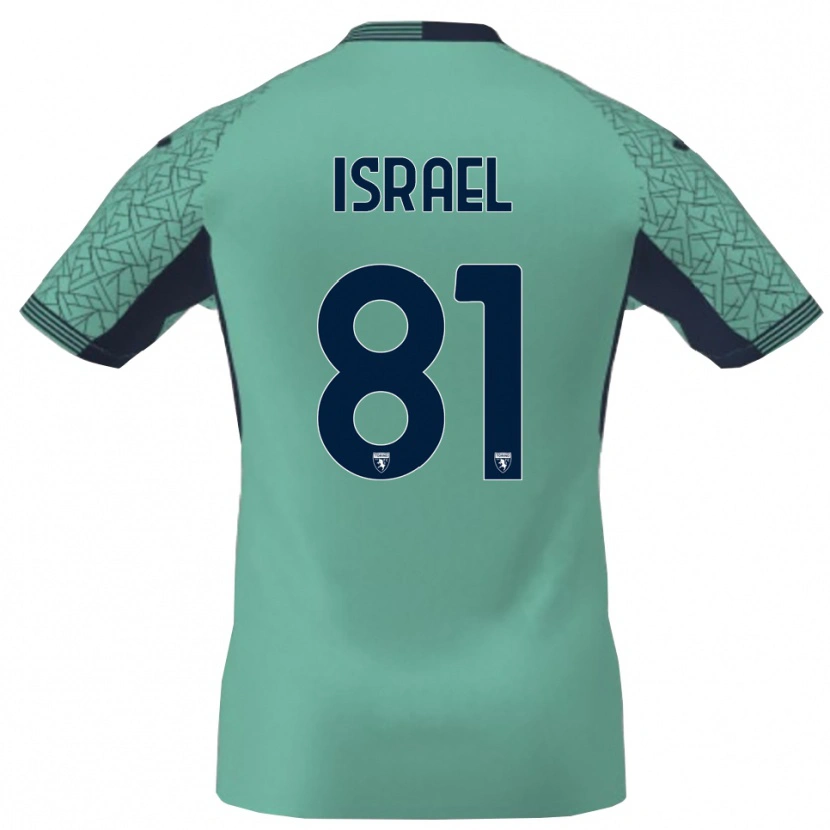 Danxen Mujer Camiseta Franco Israel #81 Laguna Azul Portero Equipación 2025/26 La Camisa México