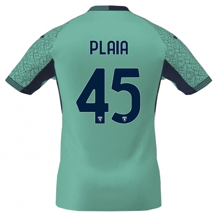Danxen Mujer Camiseta Francesco Plaia #45 Laguna Azul Portero Equipación 2025/26 La Camisa México