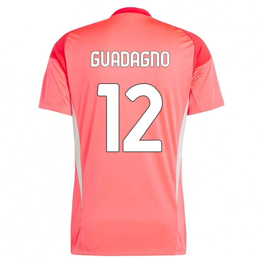 Danxen Mujer Camiseta Johan Guadagno #12 Rojo Blanco Portero Equipación 2025/26 La Camisa México