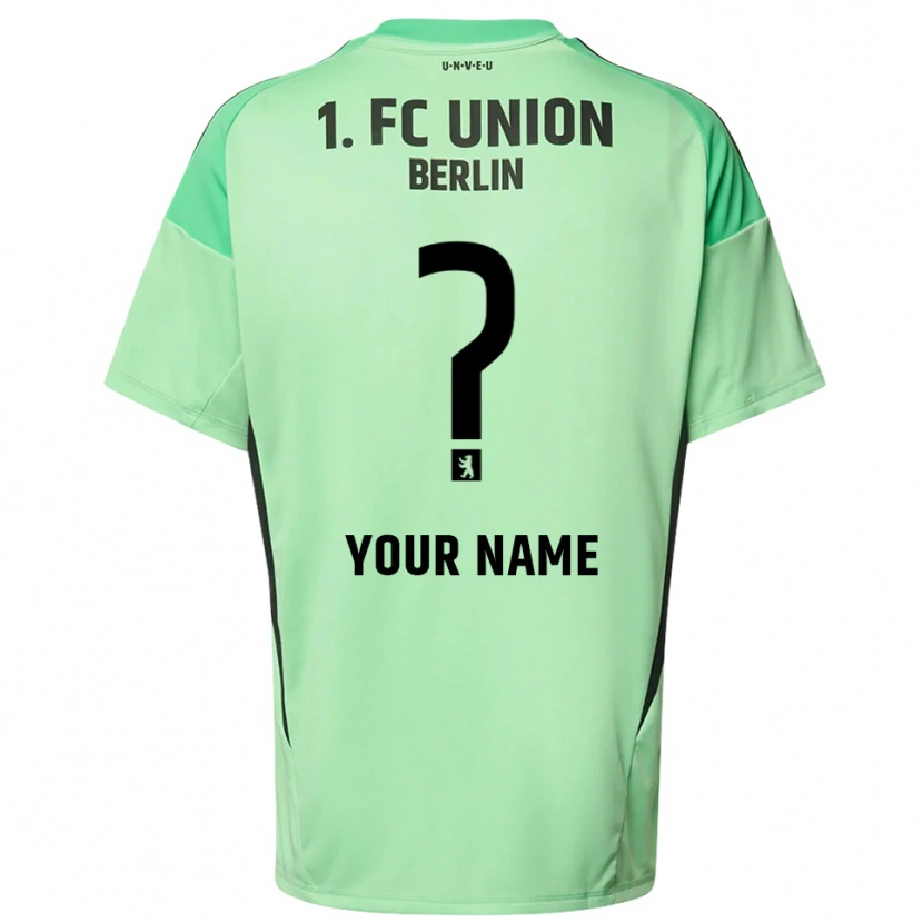 Danxen Mujer Camiseta 1. FC Union Berlin Verde Claro Negro Portero Equipación 2025/26 La Camisa México