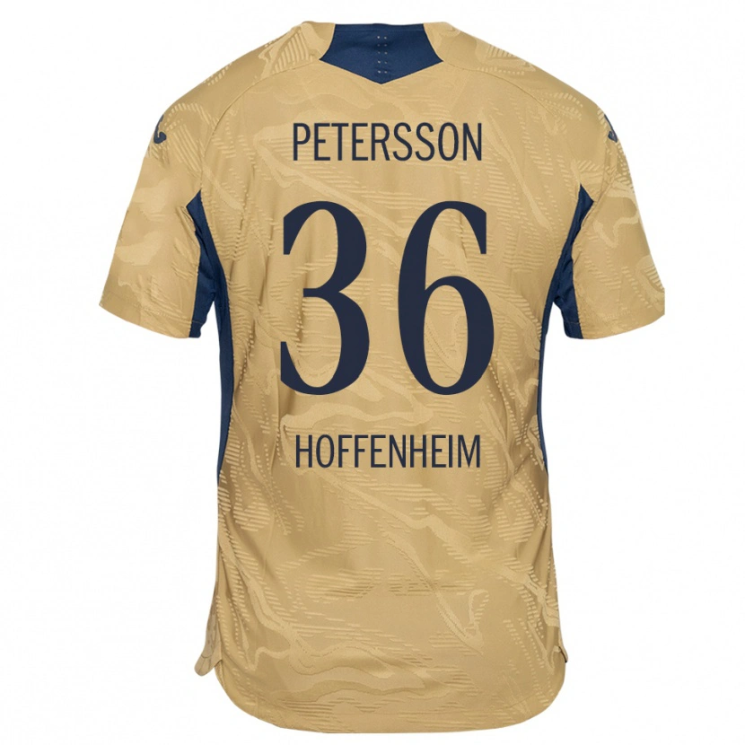 Danxen Mujer Camiseta Lúkas Petersson #36 Negro Marrón Negro Portero Equipación 2025/26 La Camisa México
