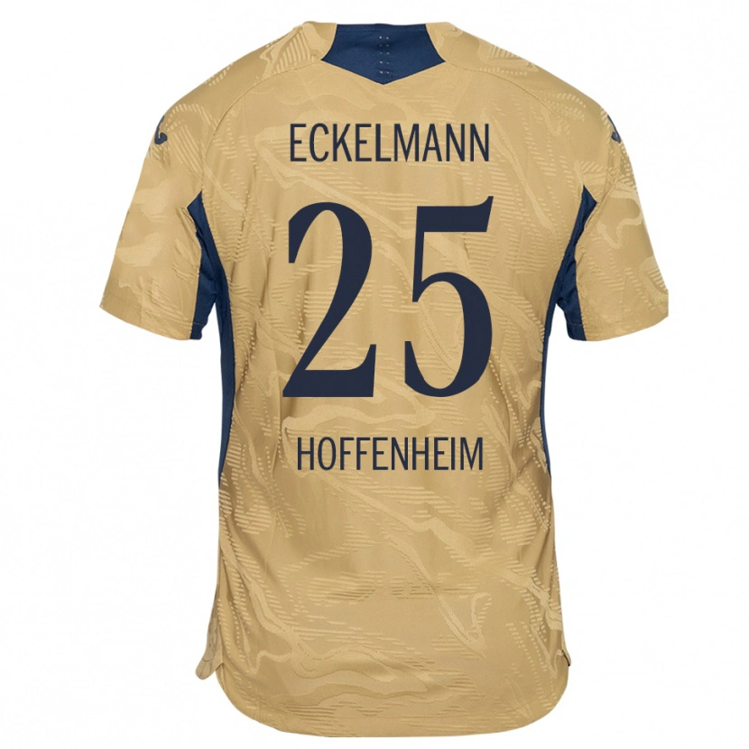 Danxen Mujer Camiseta Henri Eckelmann #25 Negro Marrón Negro Portero Equipación 2025/26 La Camisa México