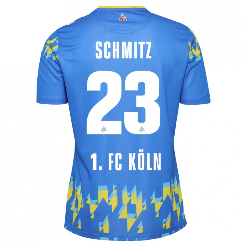 Danxen Mujer Camiseta Timo Schmitz #23 Azul Cornflower Portero Equipación 2025/26 La Camisa México